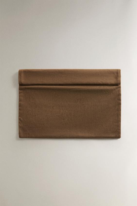FLACHE TASCHE AUS BAUMWOLLE - Grünlich von Zara - Bild 0