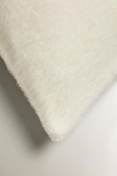 WOOL AND ALPACA CUSHION COVER - Light beige by Zara - Image 1