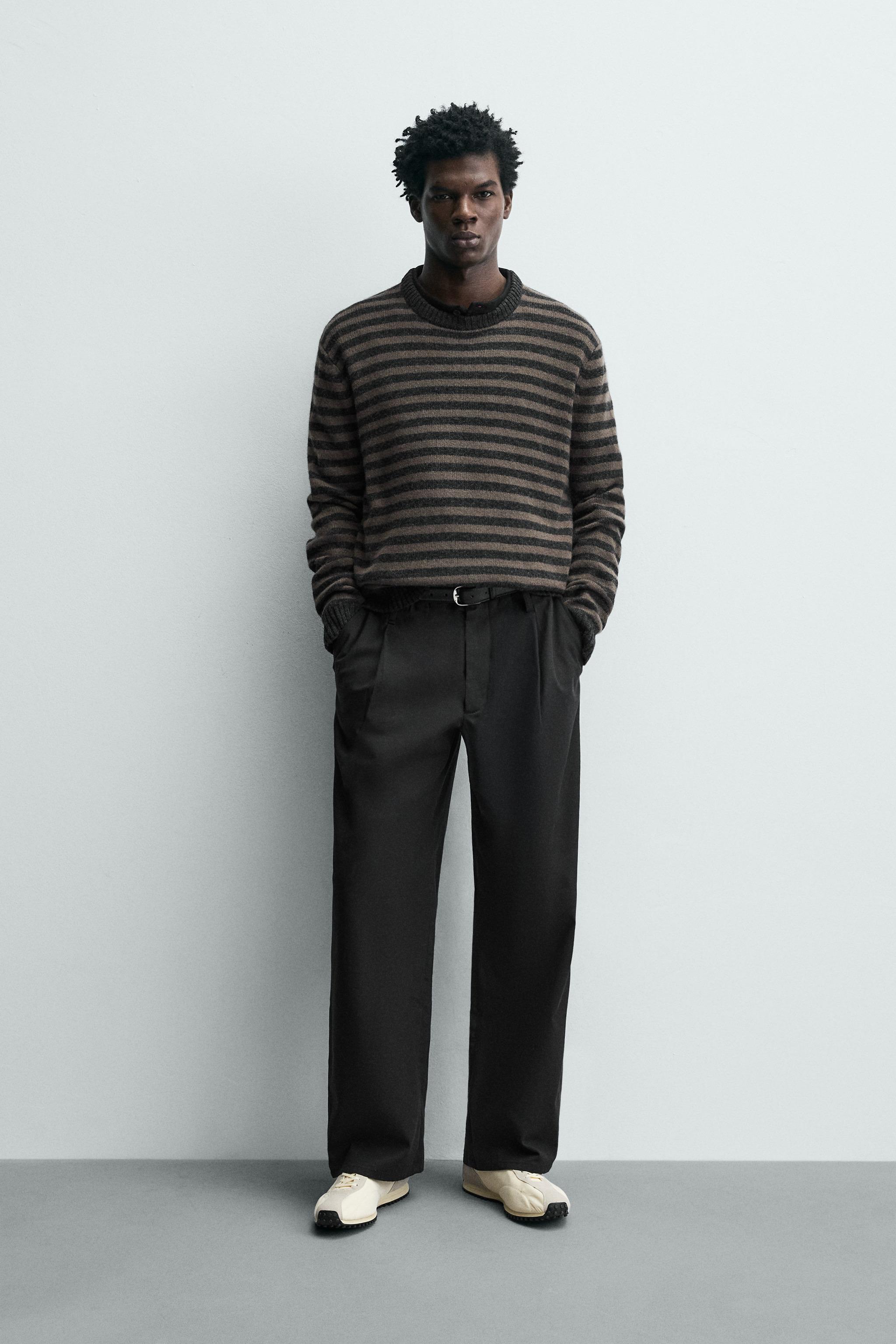 PULL EN LAINE - YACK À RAYURES