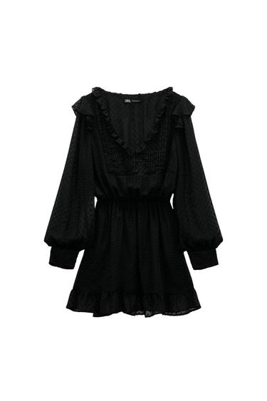 SHORT PLUMETIS DRESS