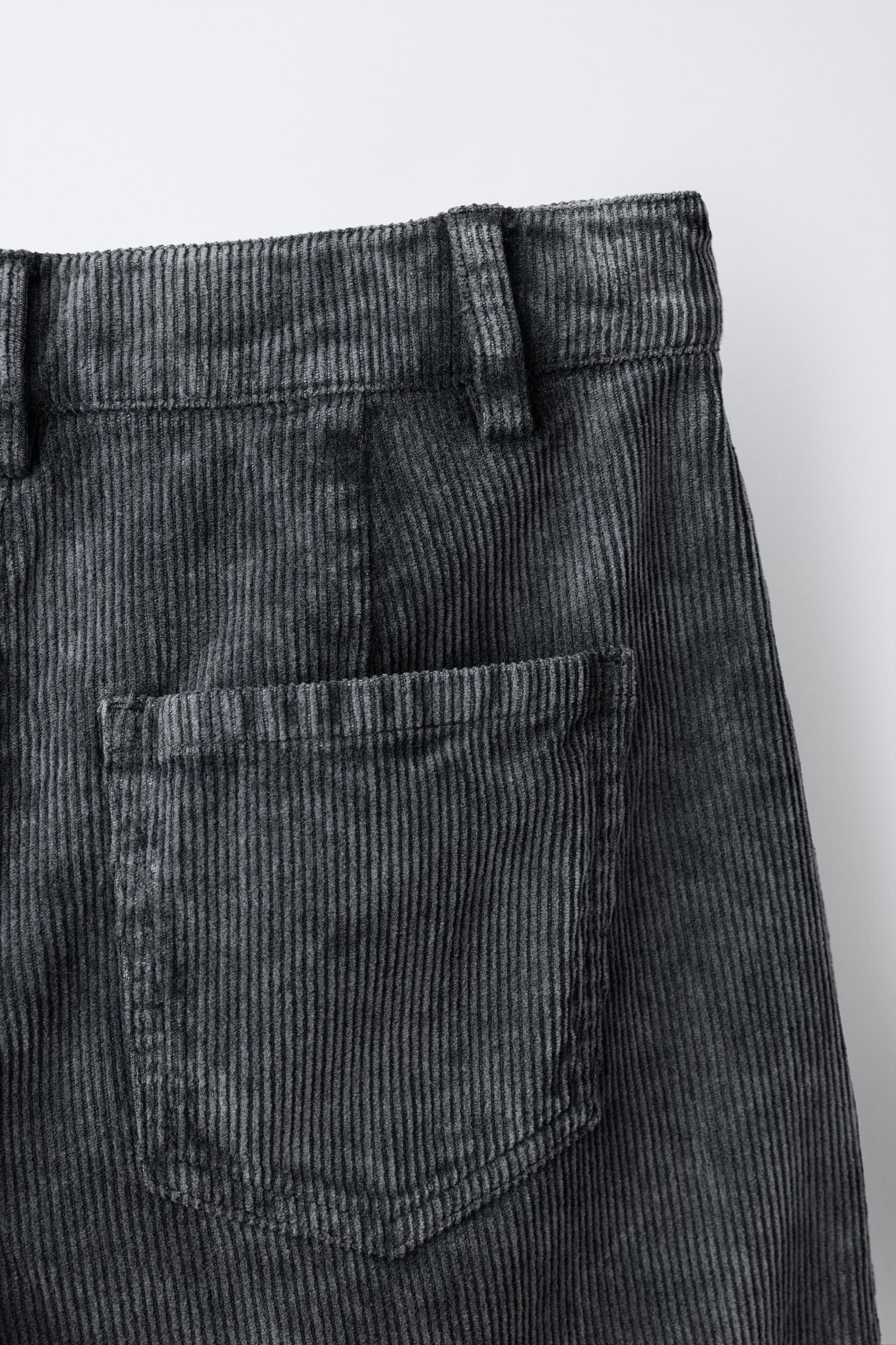 SHORT CARGO LONG EN VELOURS CÔTELÉ