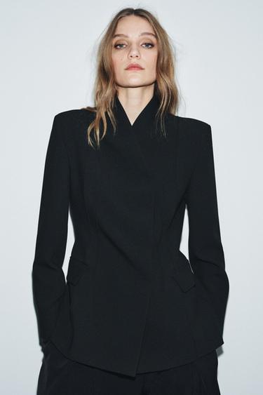FITTED BLAZER ZW COLLECTION - Black by Zara