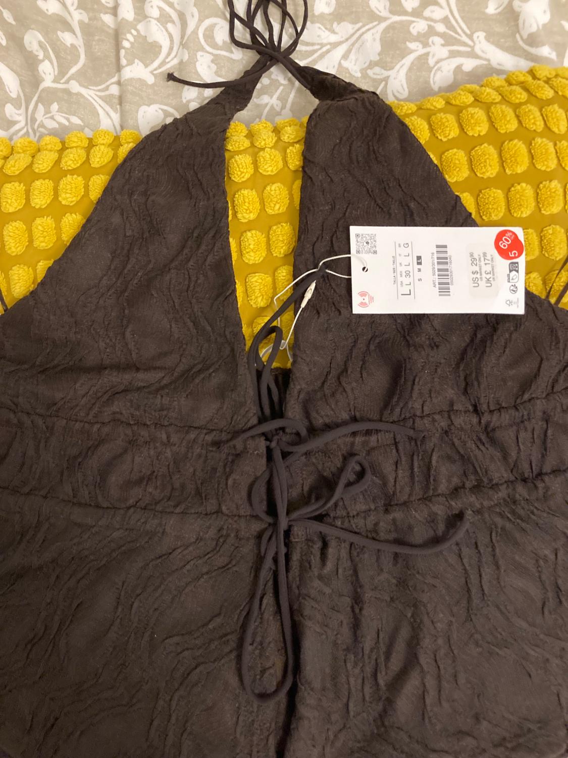 TEXTURED HALTER TOP - Image 5