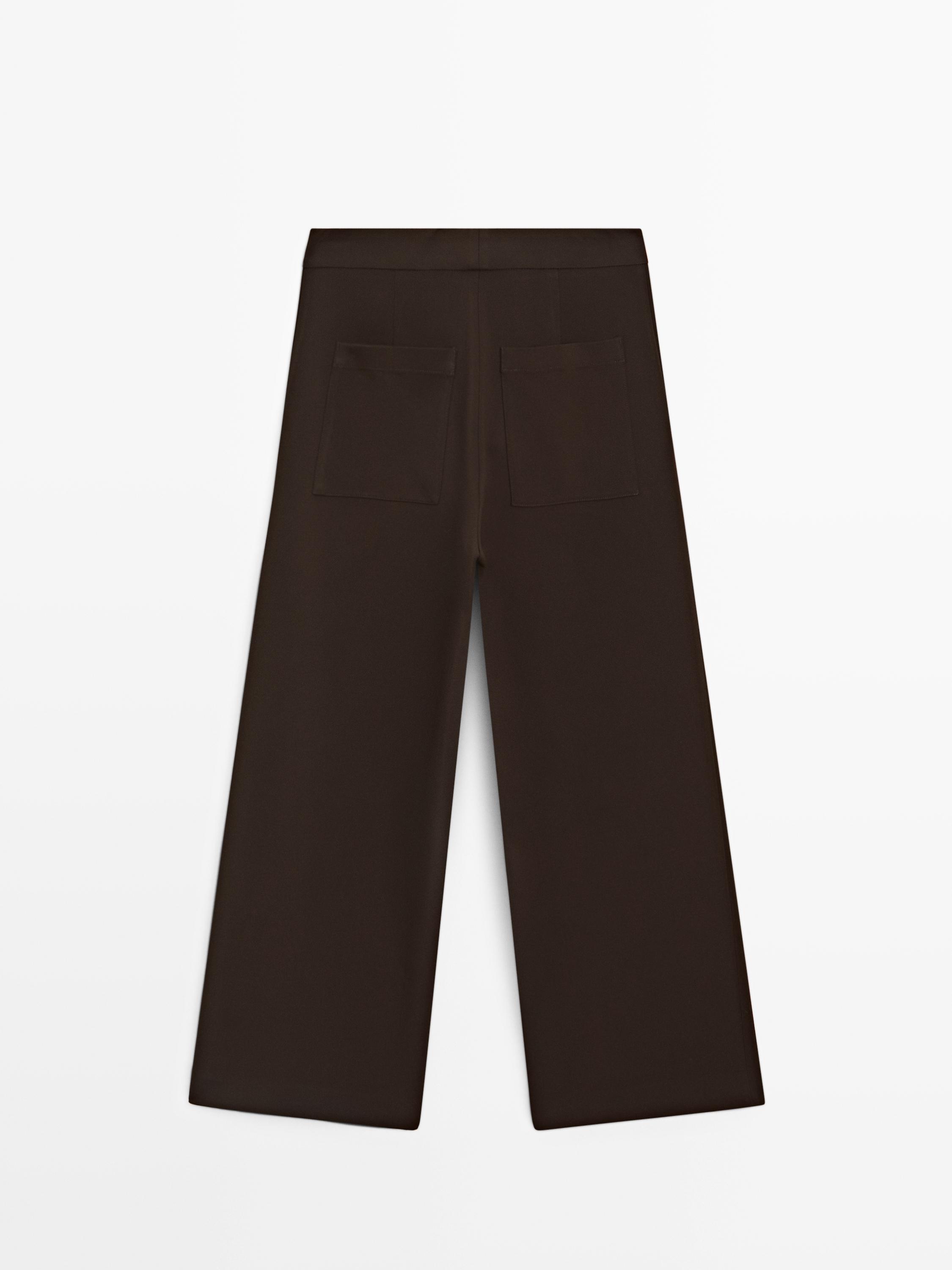 Formal wide-leg trousers