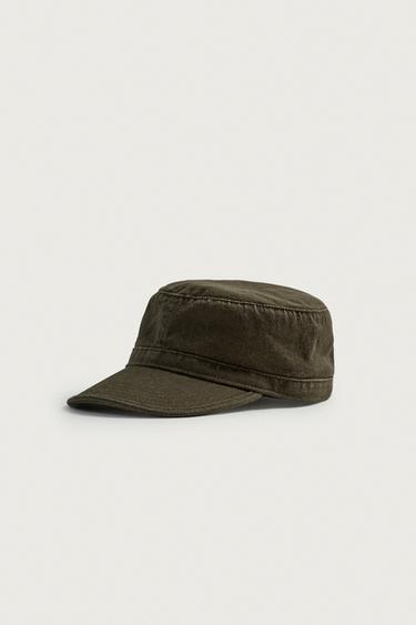 GORRA ALGODÓN LAVADO - Marrón de Zara