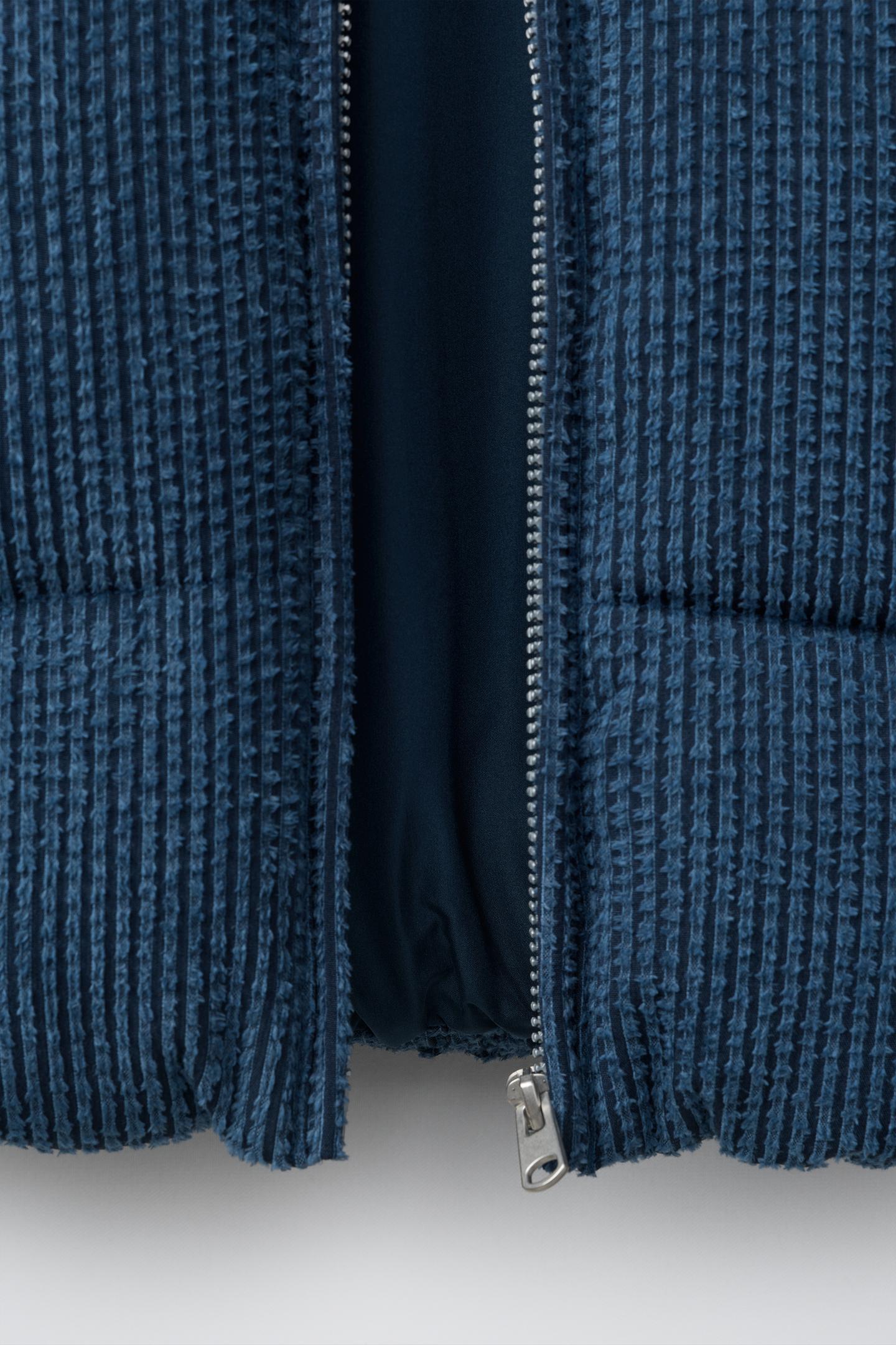 Детская куртка Zara Corduroy Puffer, цвет: Синий — фото 9