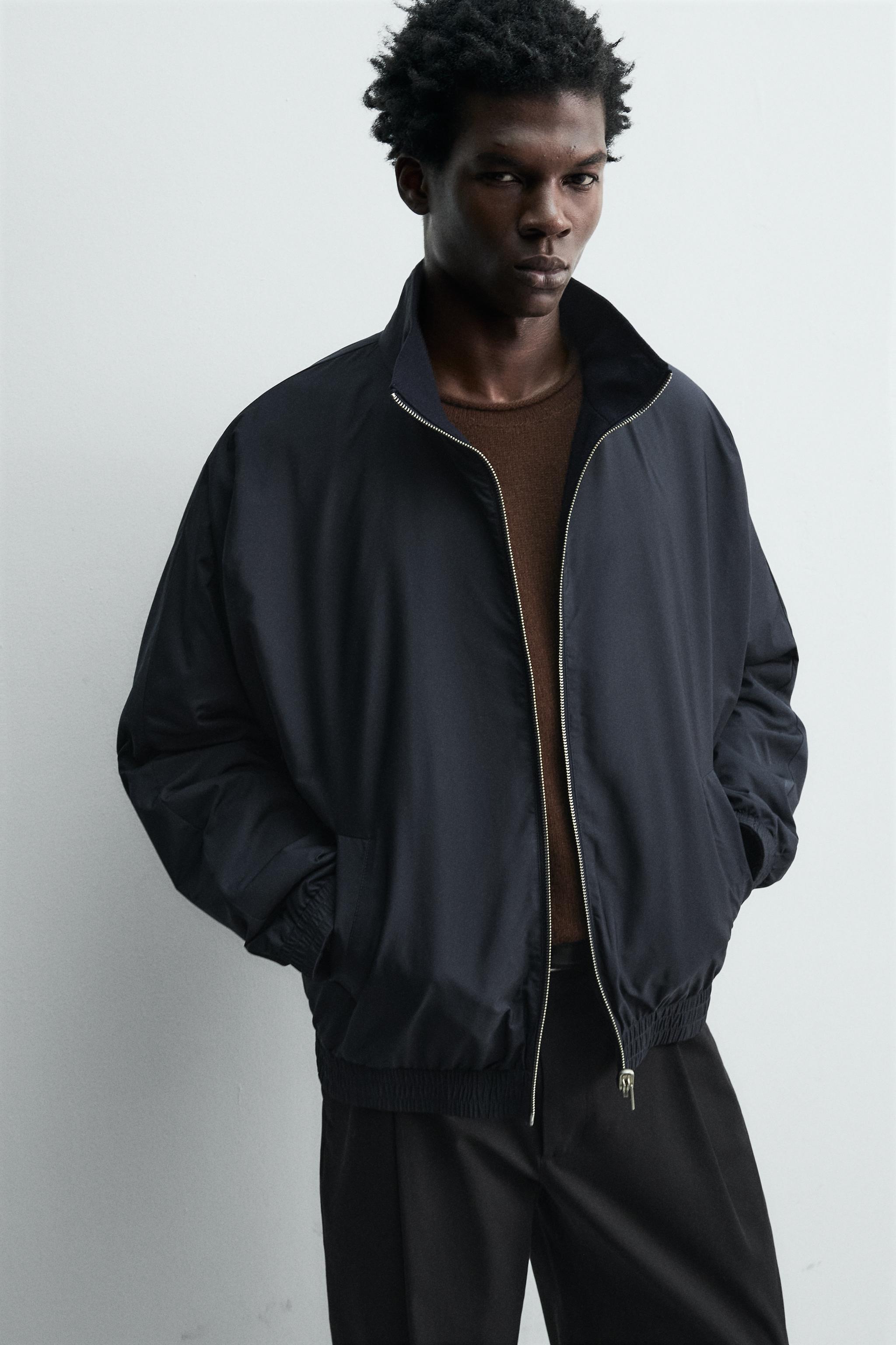 REVERSIBLE WOOL - CASHMERE BOMBER JACKET
