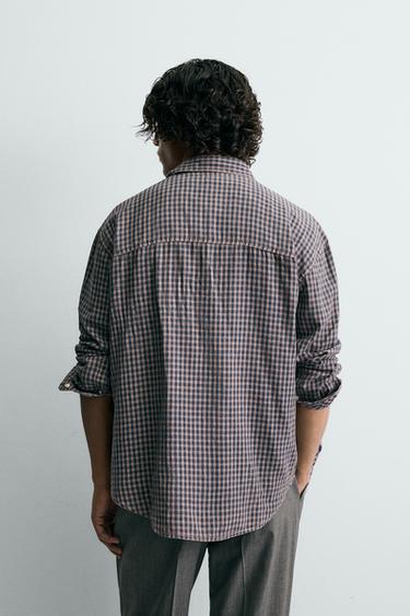 WESTERN CHECK SHIRT - Pink by Zara - Image 2