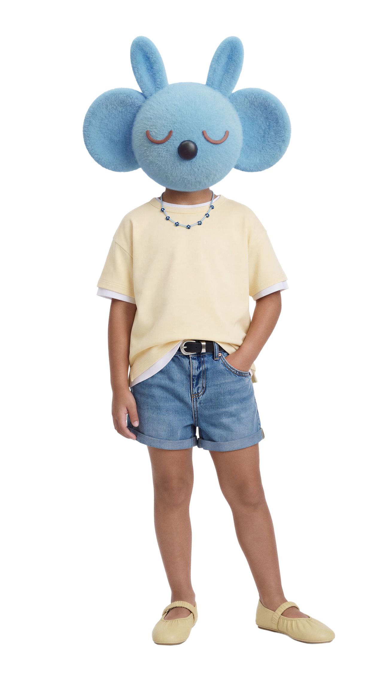 Джинсовые бермуды MOM FIT