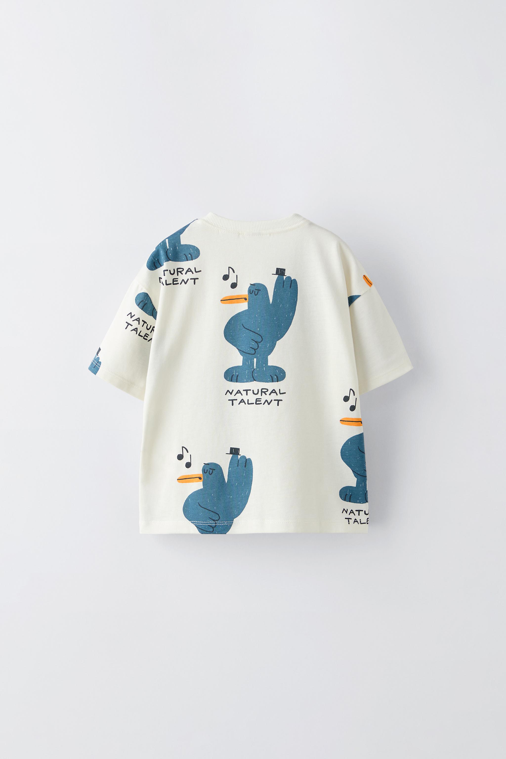 T SHIRT MET VOGELS