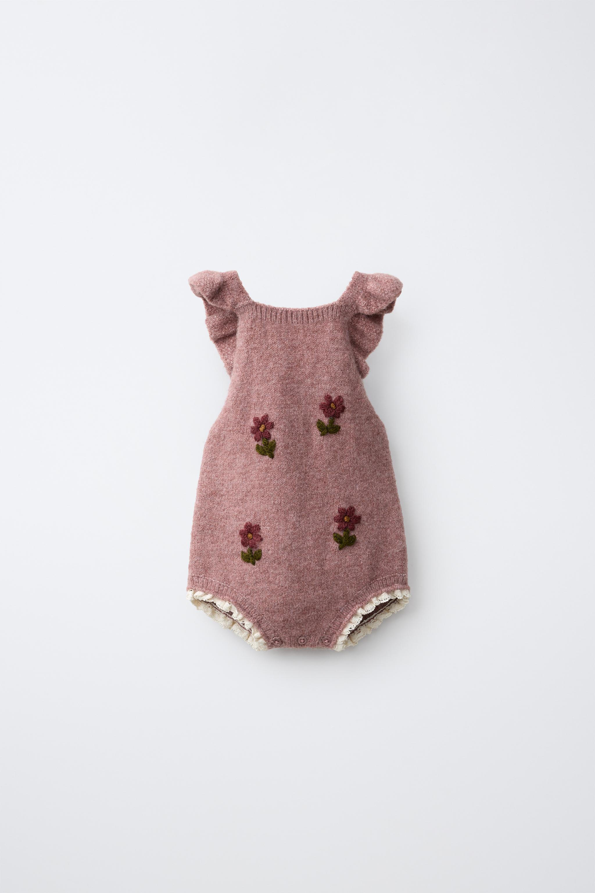 PELELE PUNTO FLORES BORDADAS