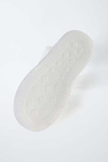 RUBBERISED CAGE SANDALS - Transparent by Zara - Image 6