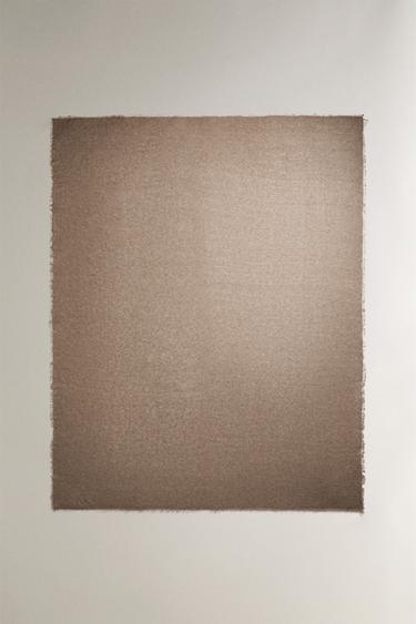 Zara CASHMERE BLANKET - Brown / Taupe