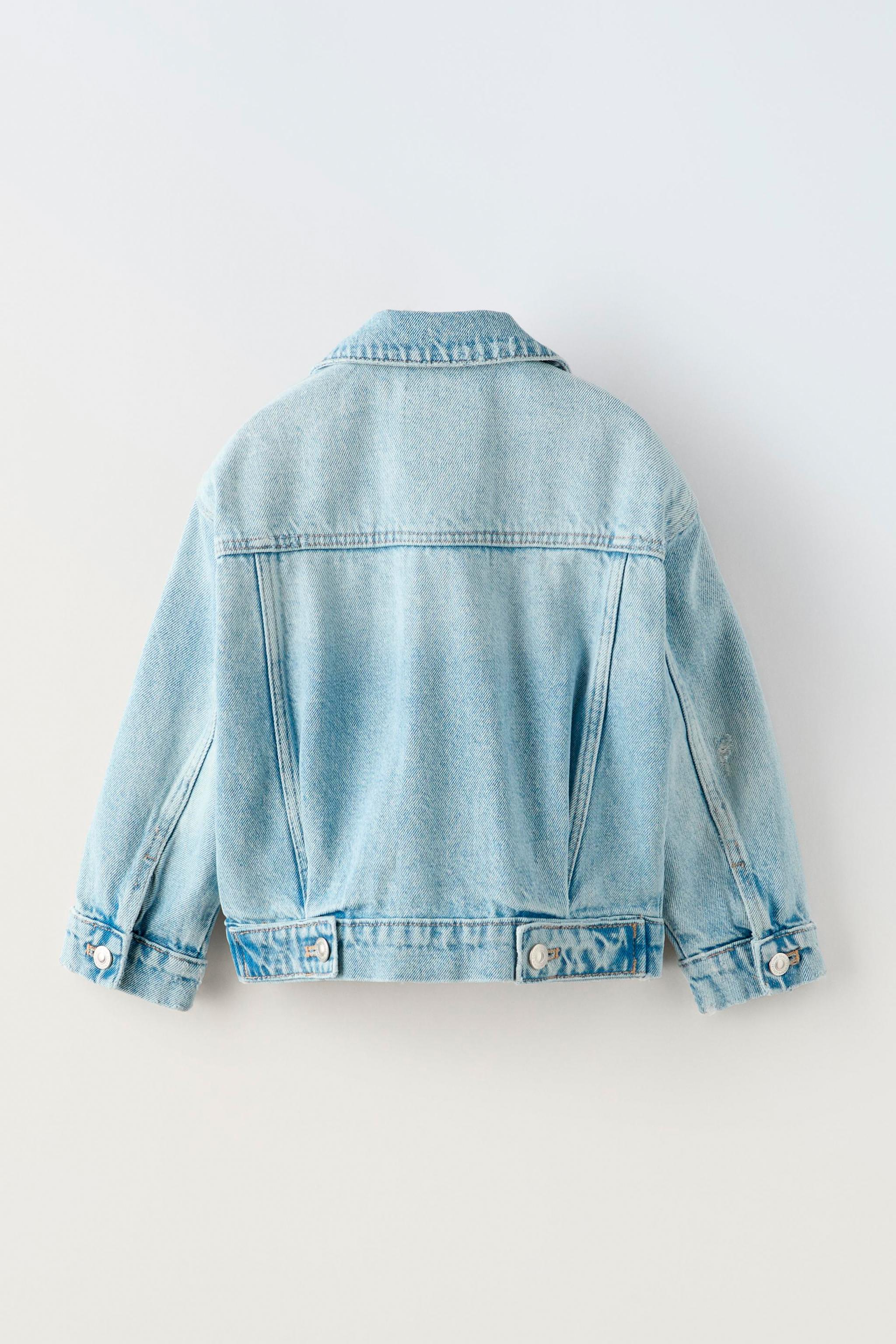 Zara Denim Jacket Light Blue Kids