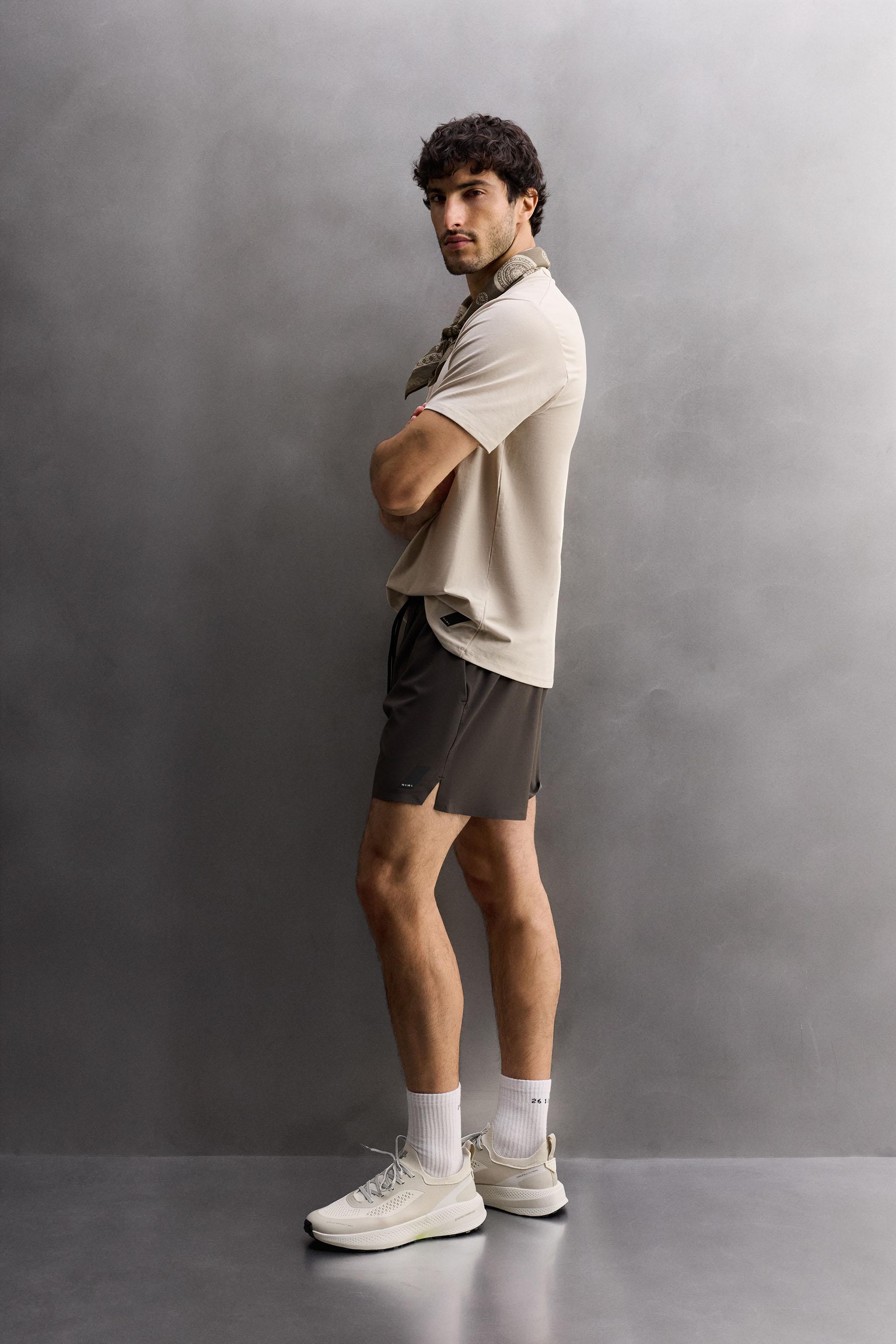 TECHNICAL COTTON BLEND T-SHIRT