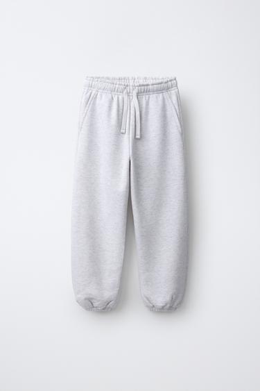 PLUSH JOGGING TROUSERS - Grey marl by Zara