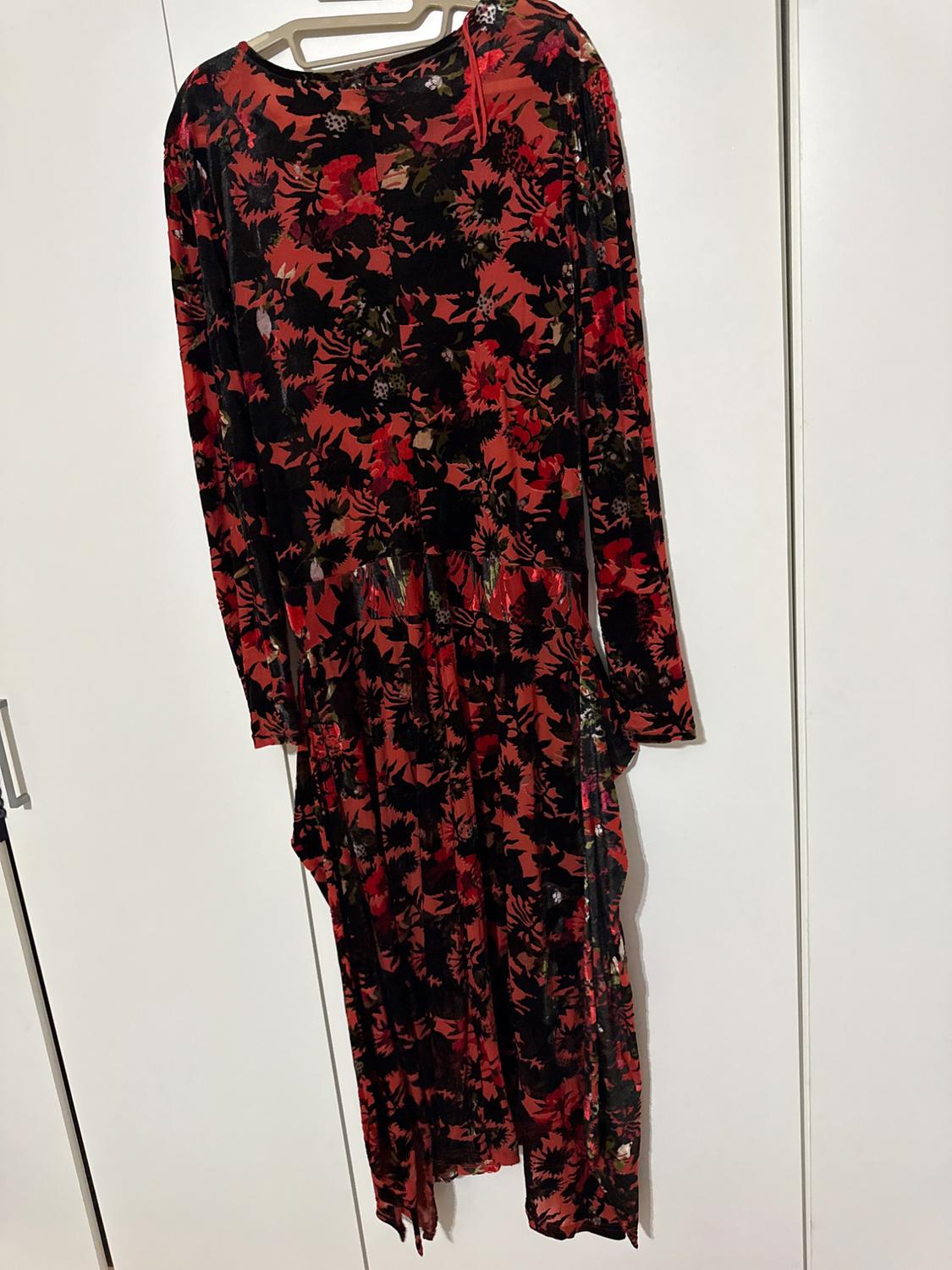 VESTIDO LARGO TERCIOPELO DEVORADO - Image 2