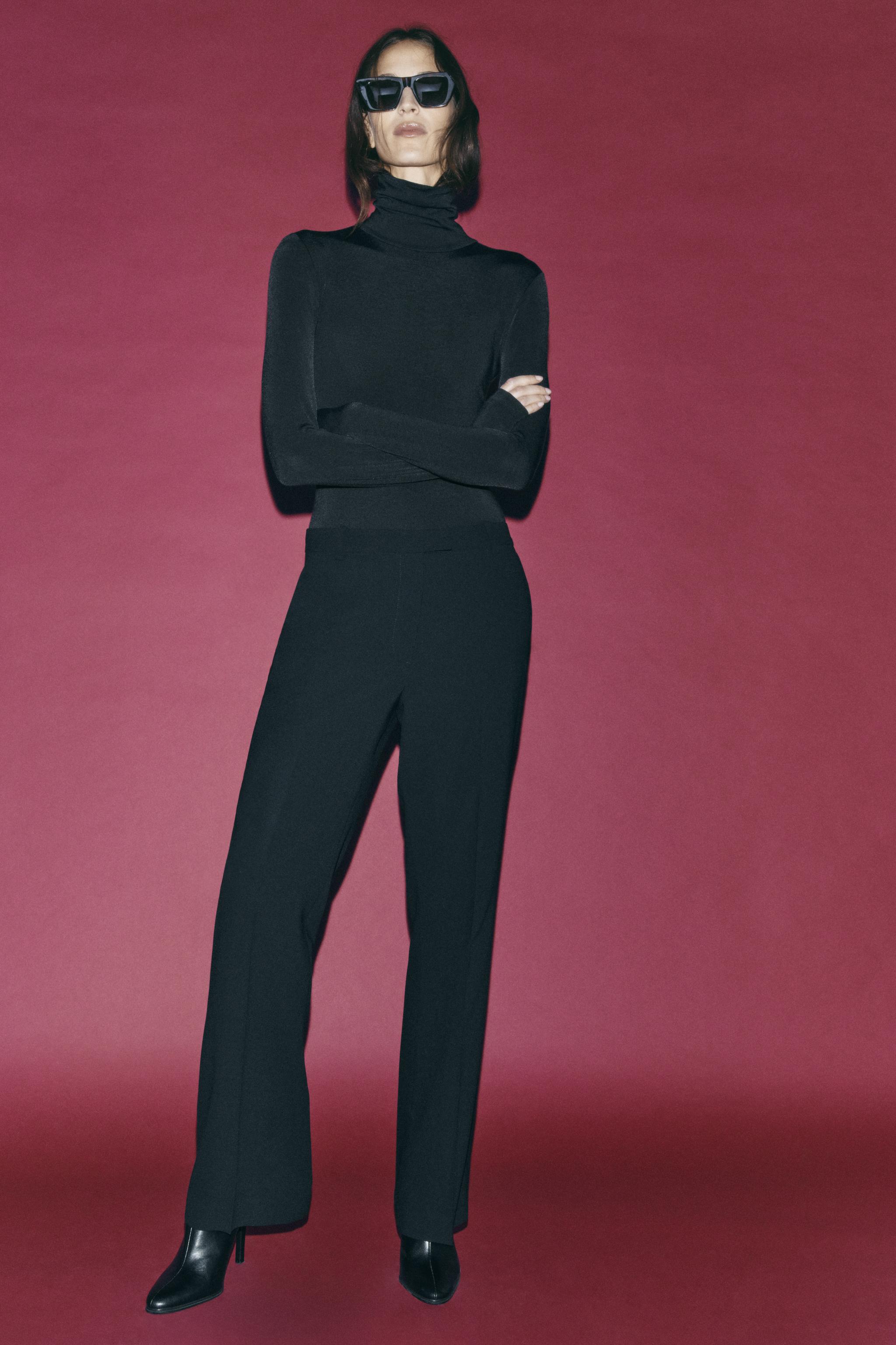 Women Black Trousers Explore our New Arrivals ZARA United Arab Emirates