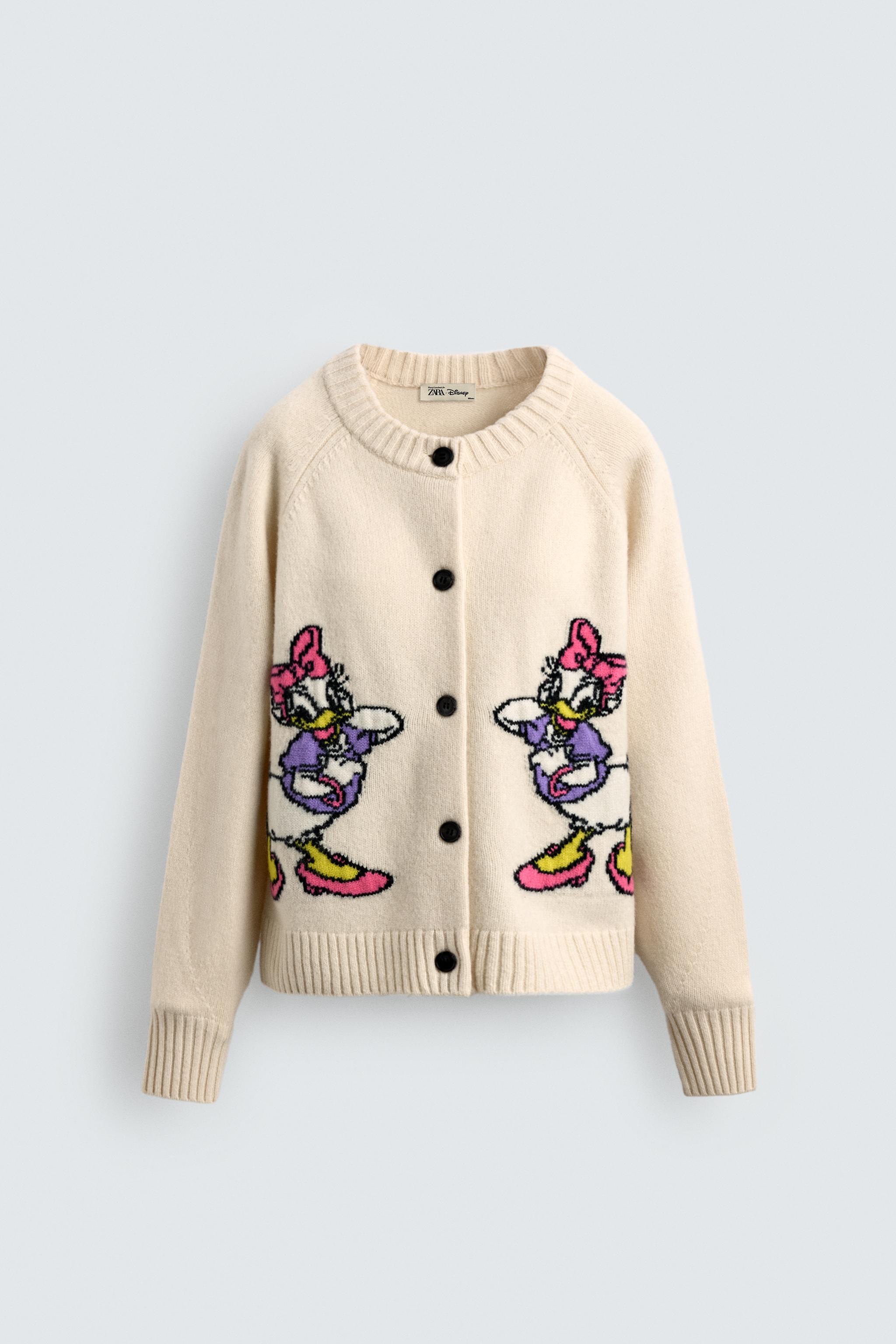 DAISY DUCK ウールカーディガン HARRY LAMBERT FOR ZARA X