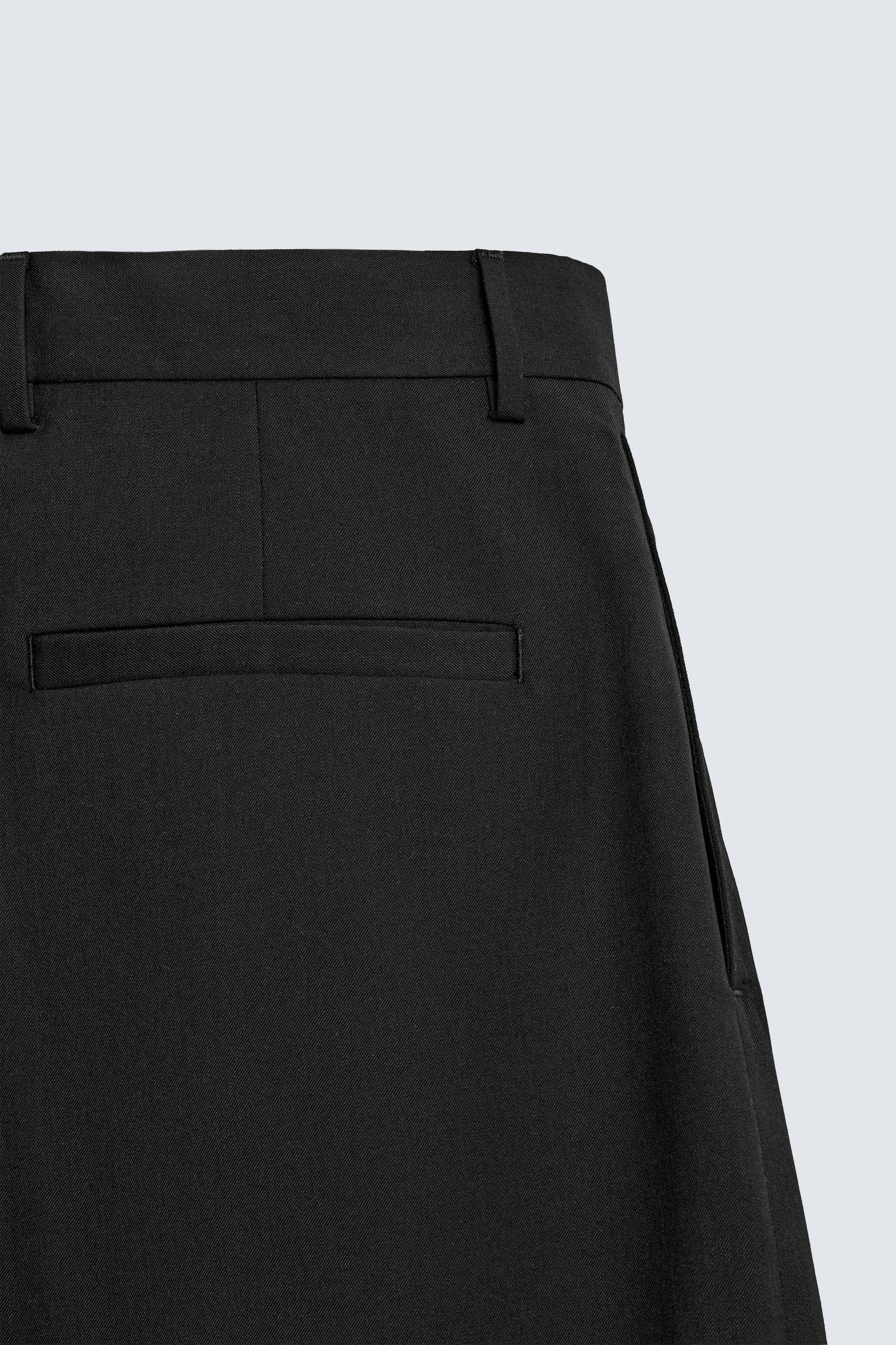 REGULAR FIT WOOL BLEND NON-IRON PANTS