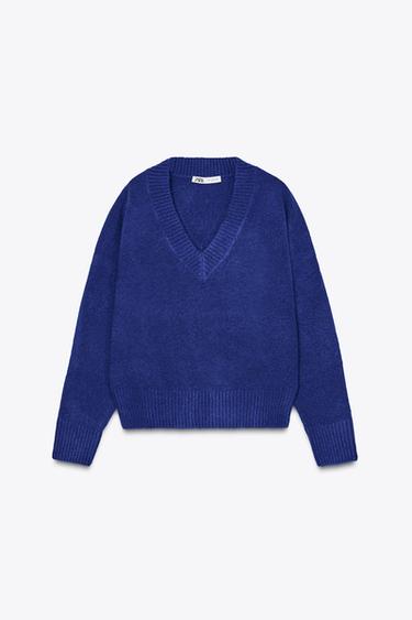 SOFT KNIT SWEATER - Bluish by Zara