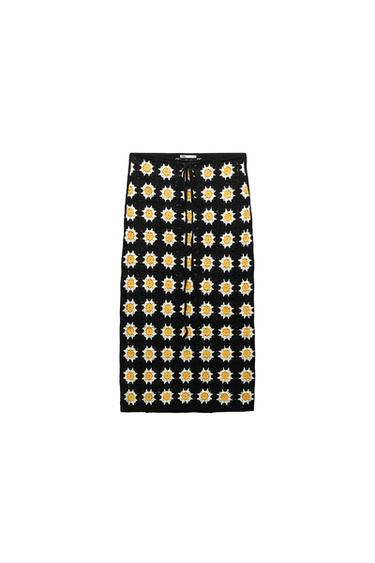CROCHET MIDI SKIRT