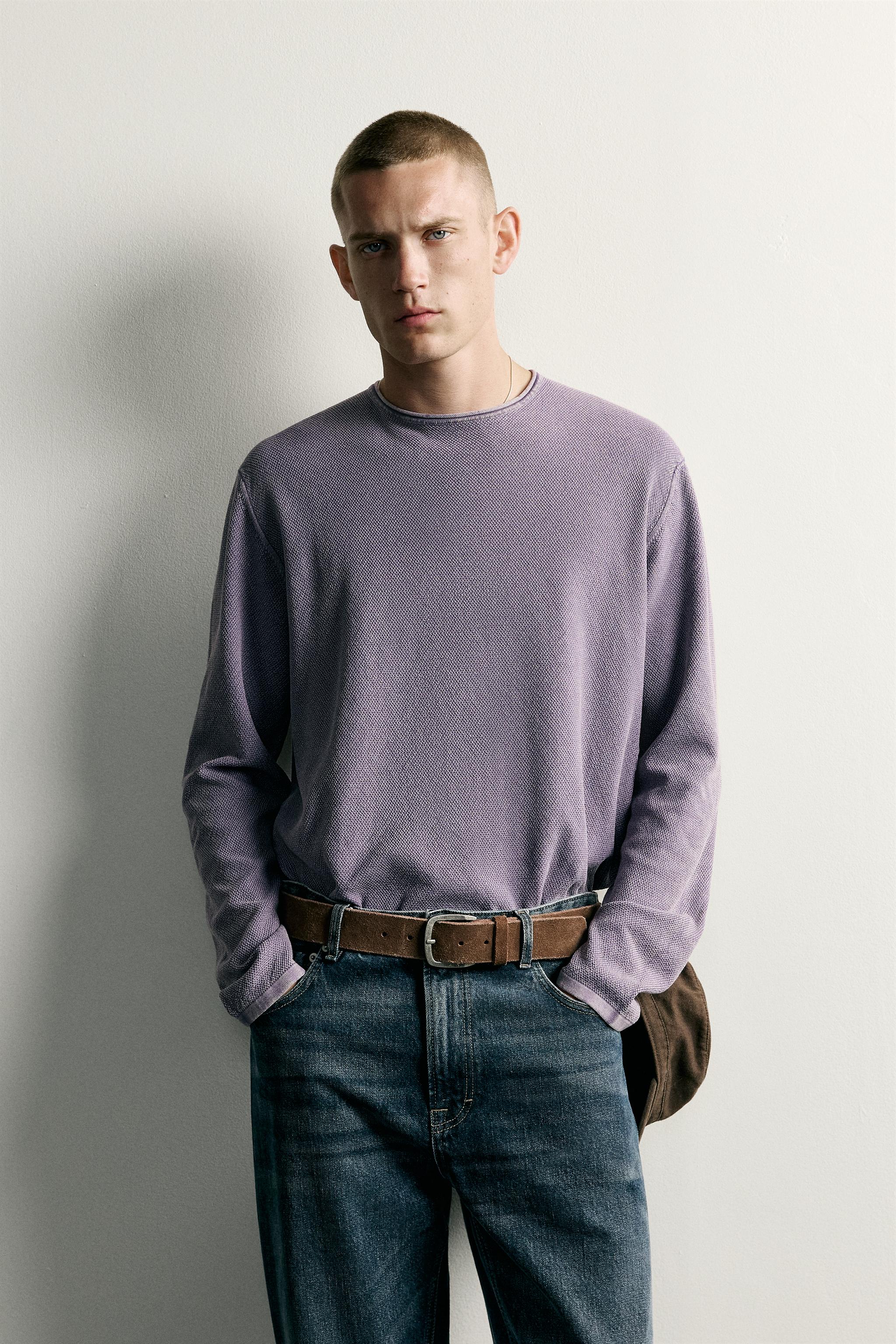 RELAXED-FIT TEXTURED JUMPER