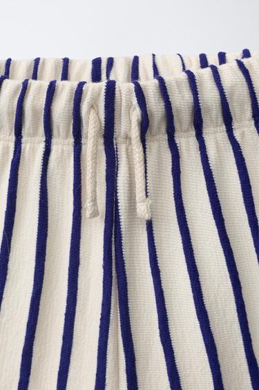 ENSEMBLE JOGGING T-SHIRT ET BERMUDA DINOSAURE - Bleu / Blanc de Zara - Image 3