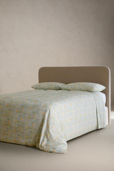 FLORAL PRINT DUVET COVER - Green by Zara - Image 1
