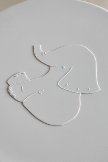 BOÎTE DE CONSERVATION ENFANT SILICONE ÉLÉPHANT - Grisâtre de Zara - Image 4