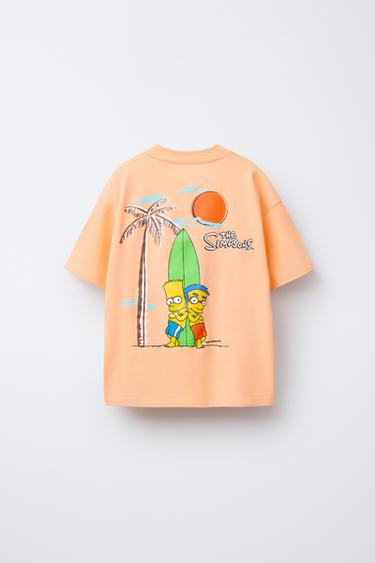 T-SHIRT BART THE SIMPSONS ™ MATT GROENING - Orange de Zara - Image 1