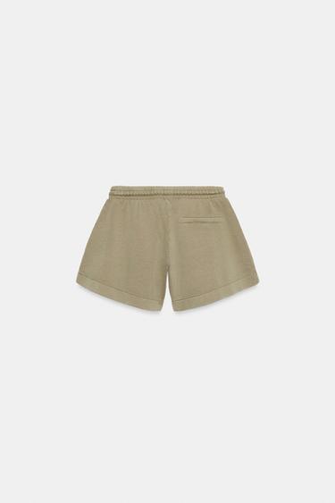BERMUDA EFFET DÉLAVÉ - Vison de Zara - Image 6