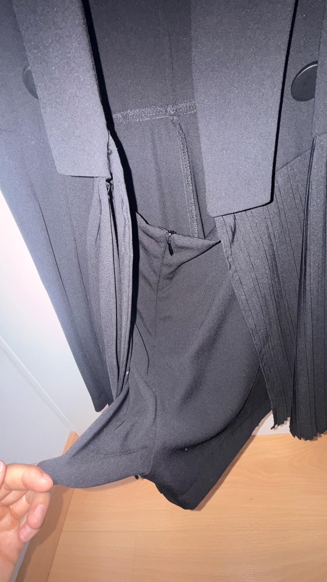 PLEATED BLAZER PLAYSUIT DRESS - Image 6