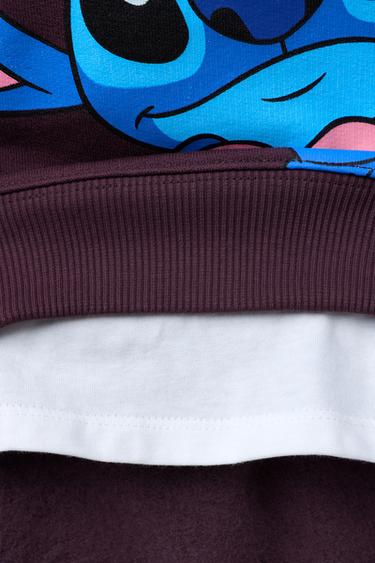 LILO & STITCH © DISNEY COMBINED hoodie - Dark burgundy by Zara - Image 3