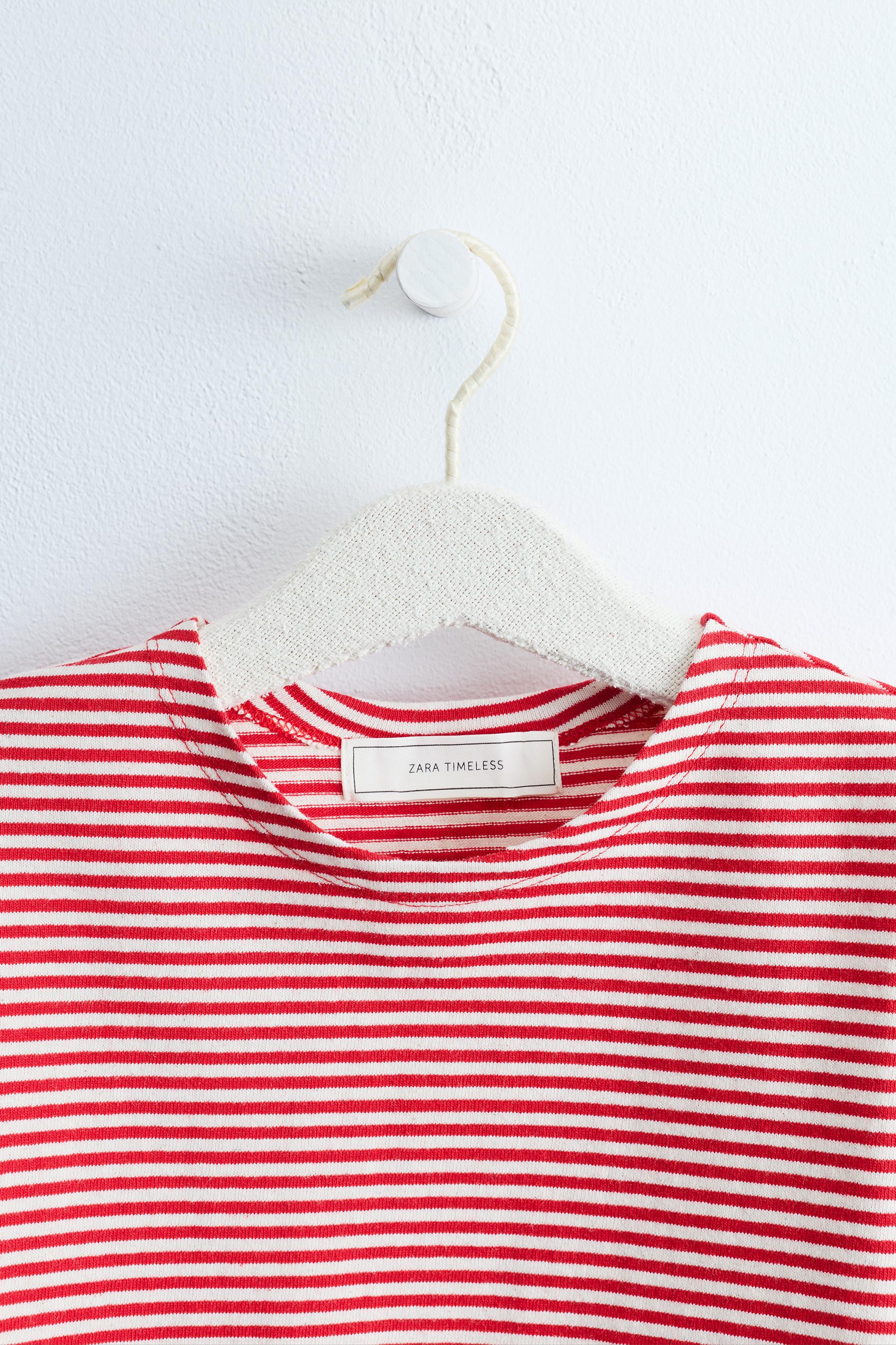 ZARA TIMELESS - T-SHIRT À IMPRIMÉ RAYURES
