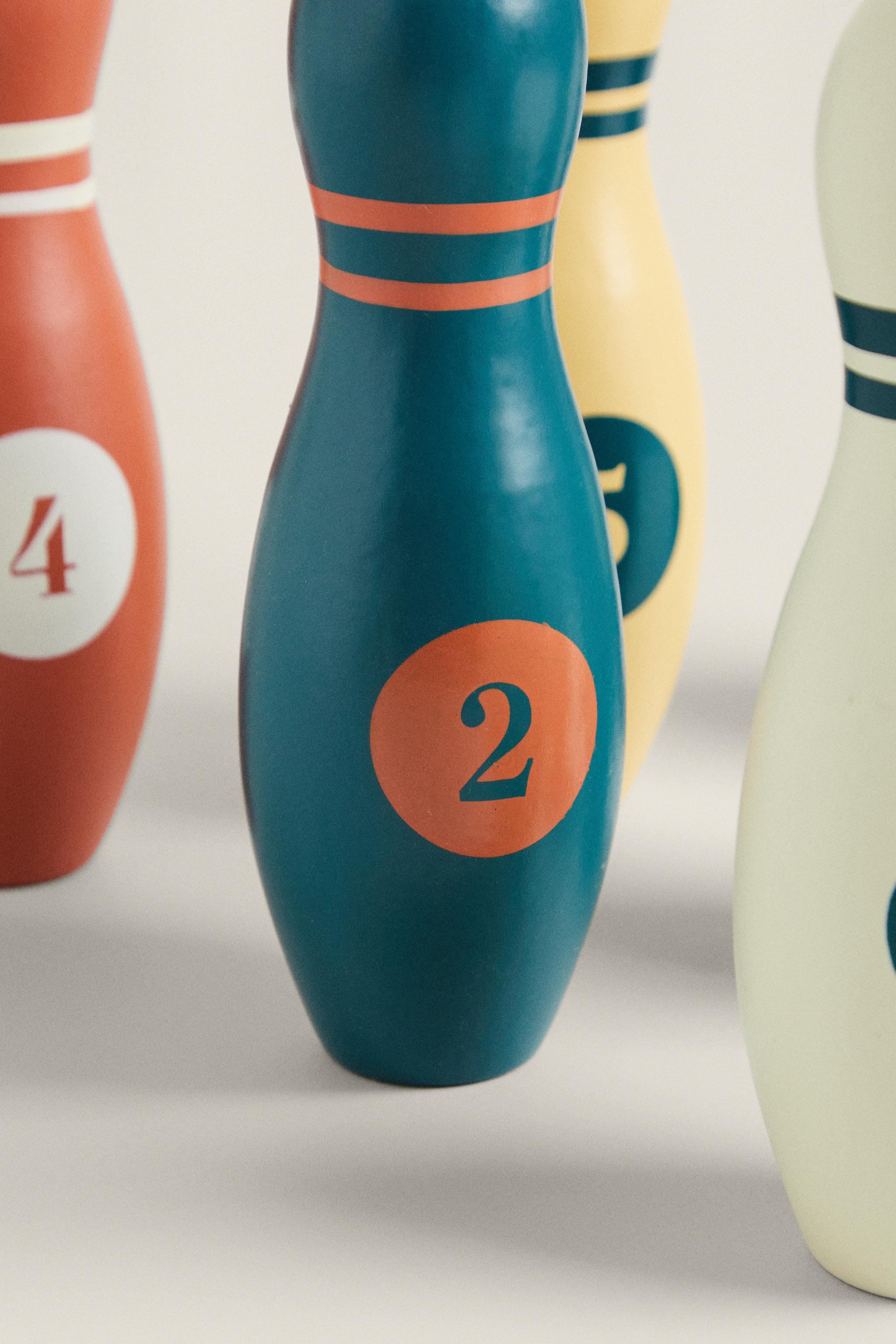 Wooden bowling cheap set kmart