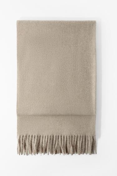 PAÑUELO SUAVE FLECOS - Hielo de Zara