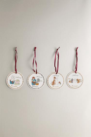 GESCHENKANHÄNGER-SET ARISTOCATS ©DISNEY WEIHNACHTEN (12ER-PACK) - Bunt von Zara - Bild 0
