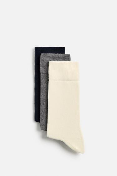 Zara 3-PACK OF PLAIN SOCKS - various - Image 0