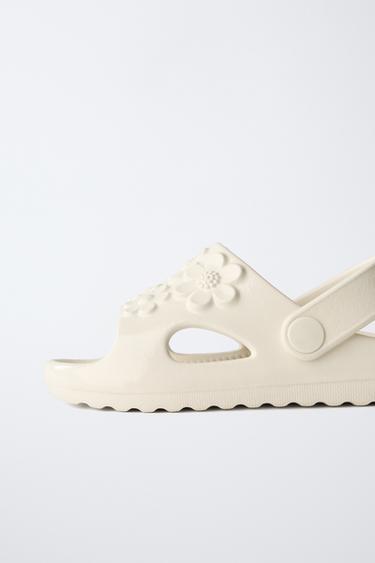 CLAQUETTES FANTAISIE - Blanc écru de Zara - Image 5