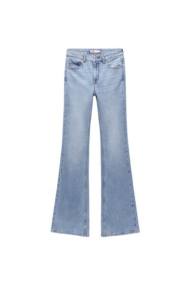 Z1975 FLARED JEANS WITH VENT AT THE BACK