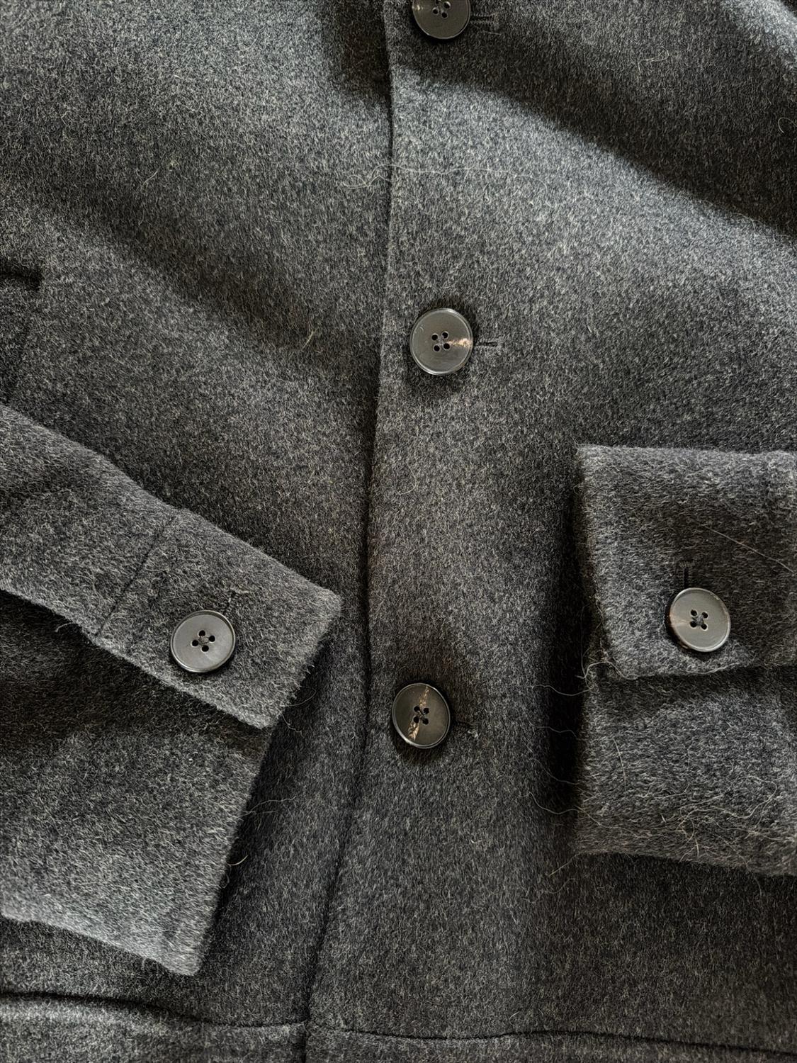 100% WOOL DOUBLE-FACED JACKET - Image 3