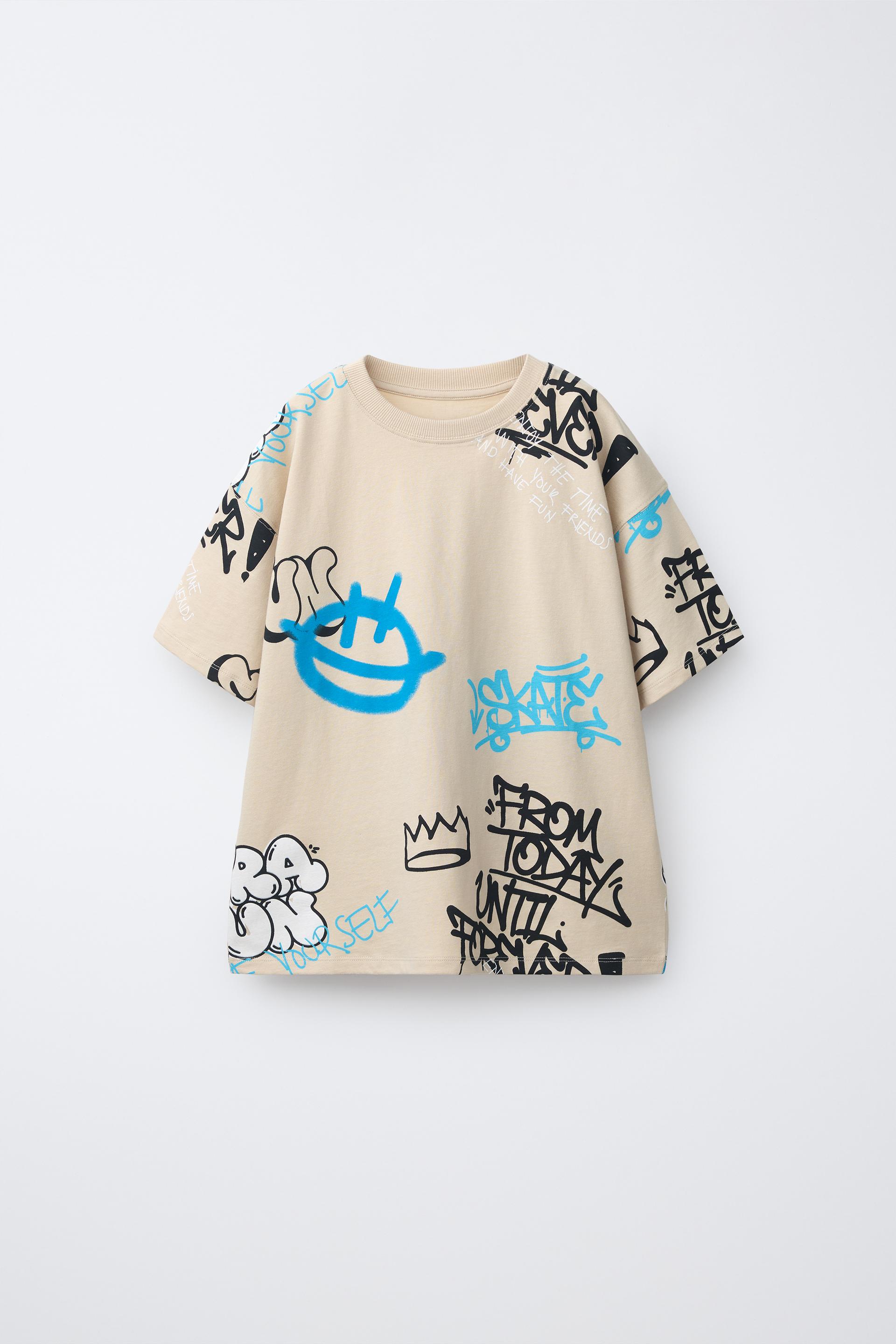 Graffiti Print T-Shirt