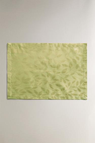 JACQUARD VEGETABLE PLACEMAT - Green by Zara - Image 0