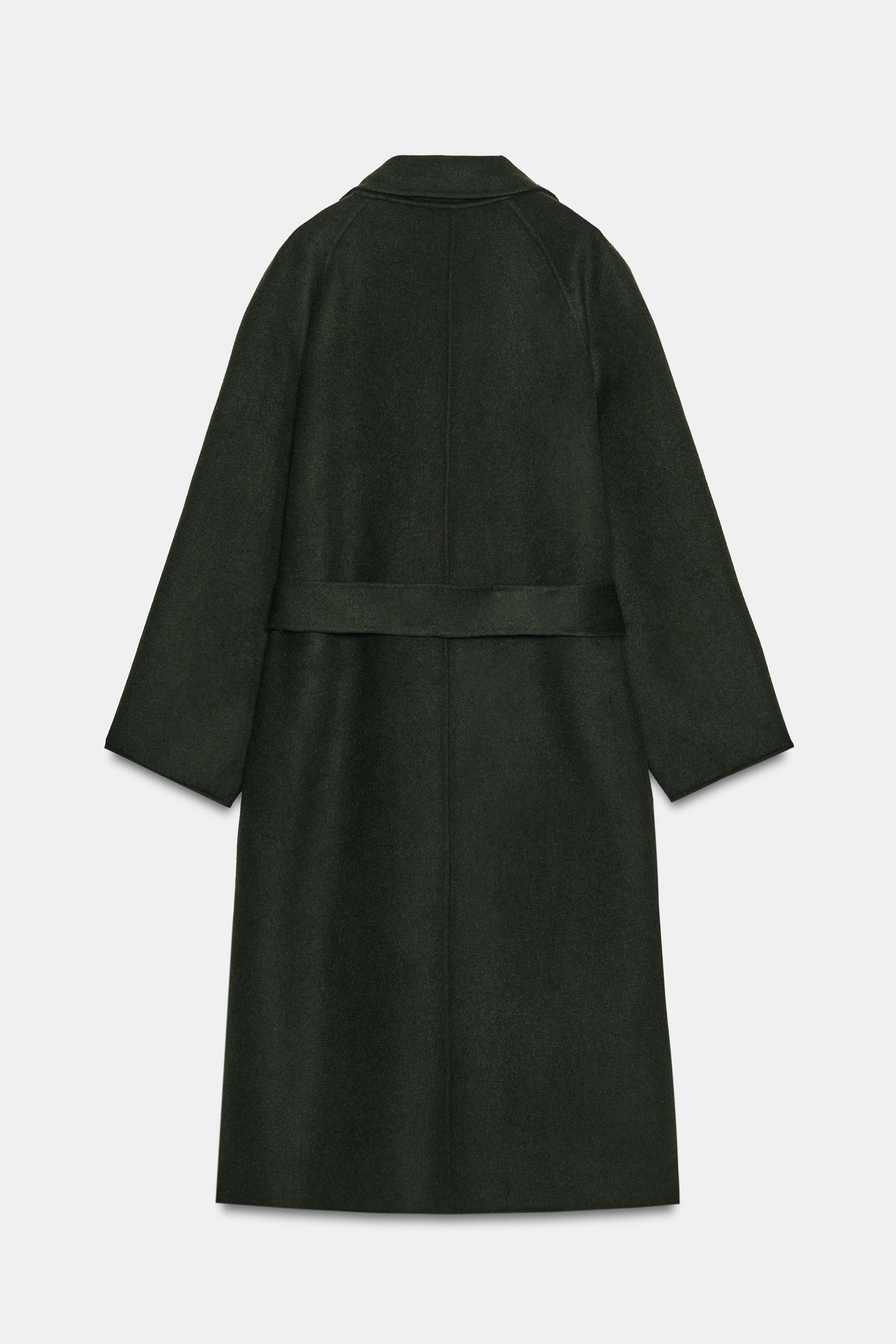 MANTEAU AVEC LAINE ET CEINTURE