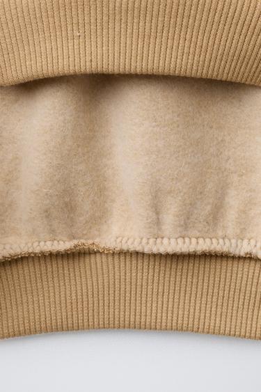 SWEAT IMPRIMÉ INSCRIPTION - Beige de Zara - Image 3