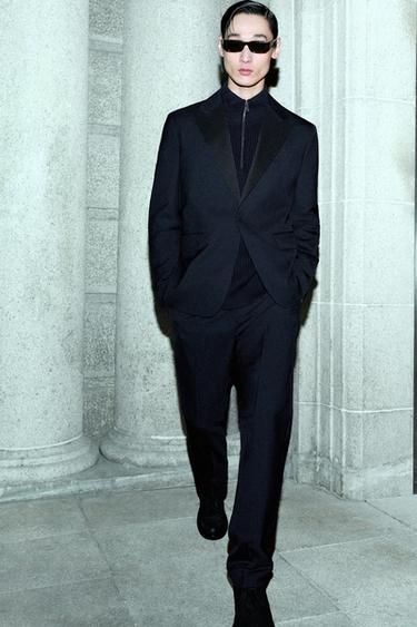 REGULAR FIT DINNER JACKET - Navy blue by Zara