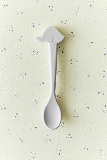 CHILDREN'S SILICONE ELEPHANT SPOON - Greyish by Zara - Image 5