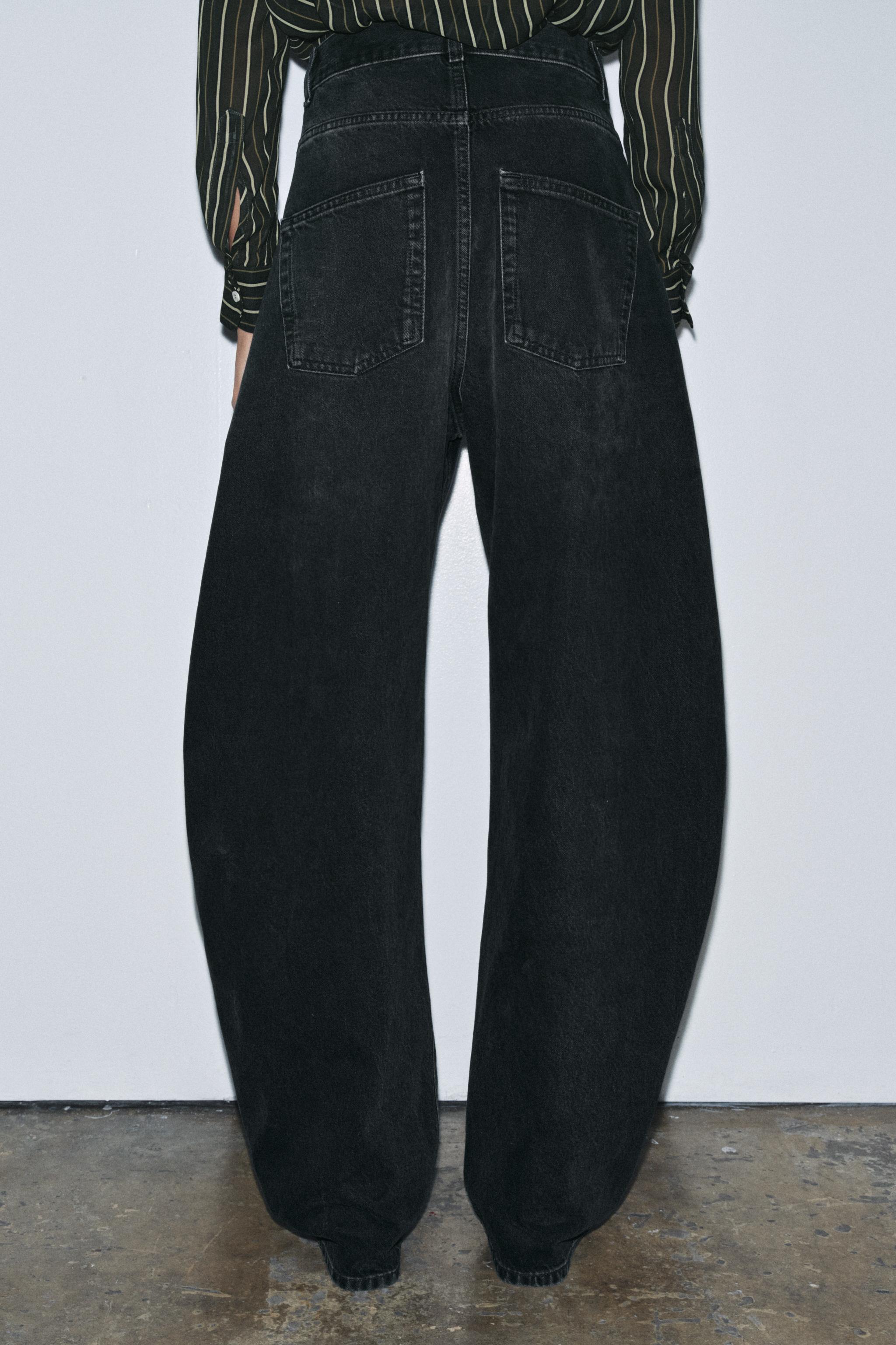 ZW COLLECTION BARREL HIGH WAIST JEANS