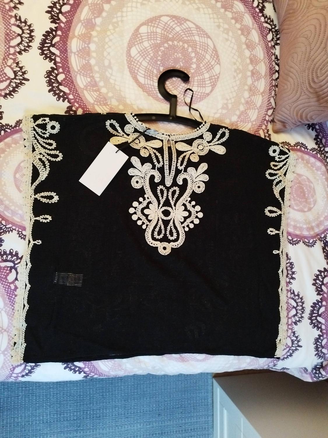 ZW COLLECTION CONTRAST CROCHET TOP - Image 3